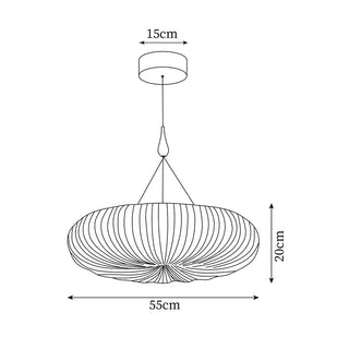 Bobby Suspension ovale-Luire