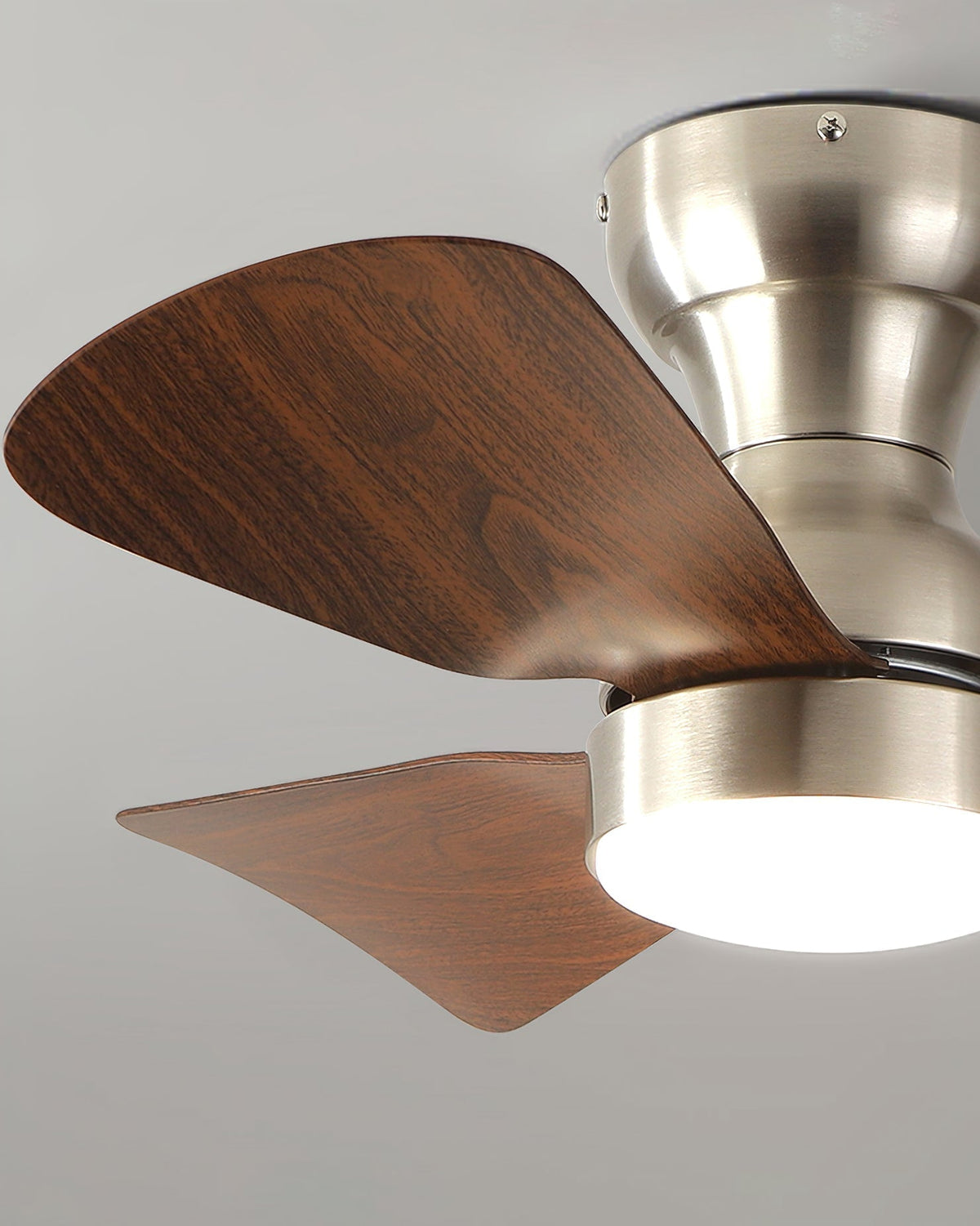 All four finishes of the Bobe Ceiling Fan Light shown side-by-side.