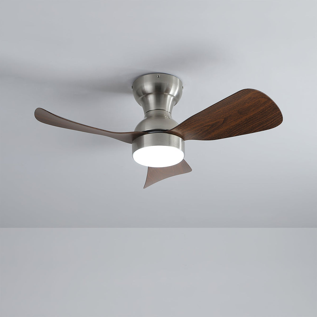 Lifestyle image of the Bobe Ceiling Fan Light in a contemporary home.