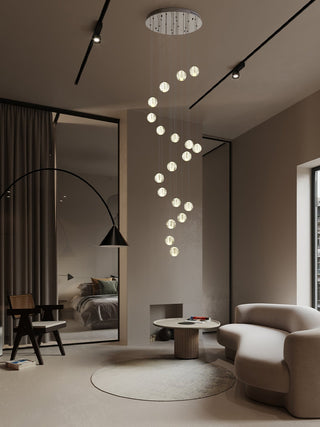 Crystal Bubbles Balls Pendant Lamp-Neutral Decor
