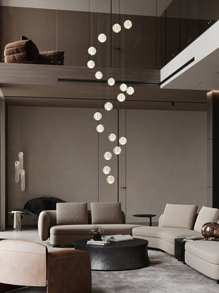 Crystal Bubbles Balls Pendant Lamp-Neutral Decor