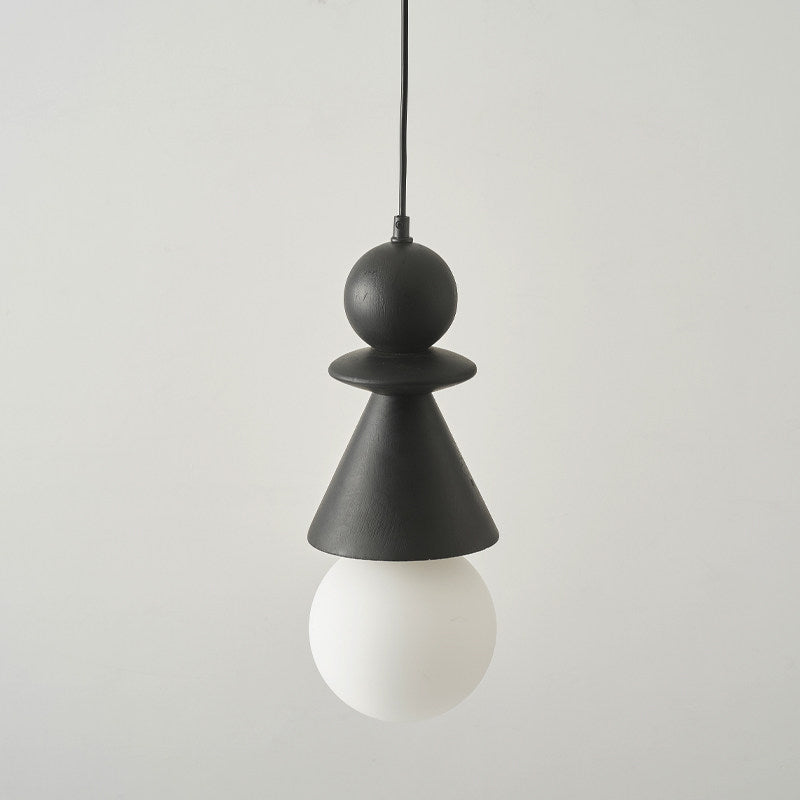 Alderelle Suspension en Bois Empilée Totem