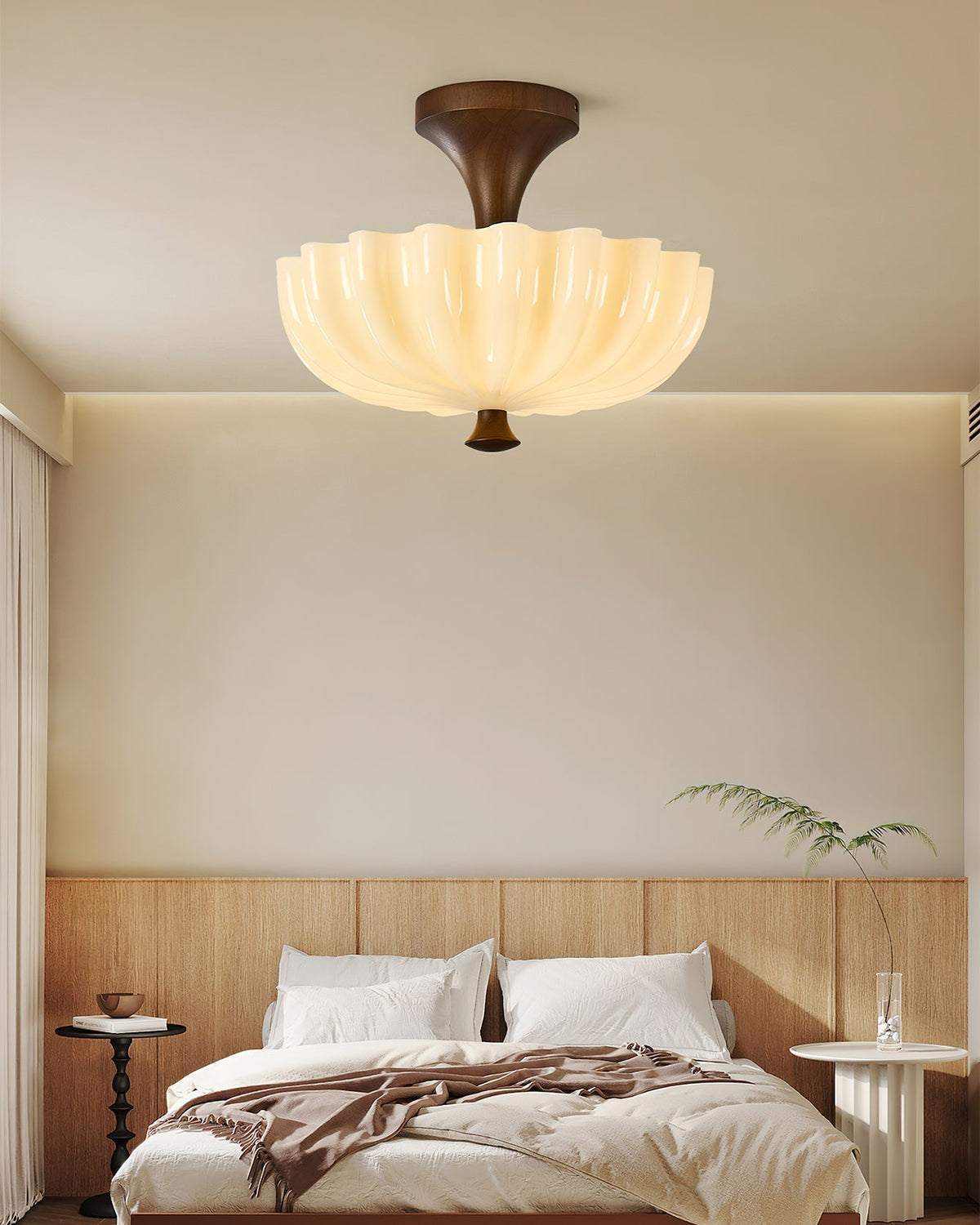 Lifestyle view of the Bofea Ceiling Lamp in a modern living area.