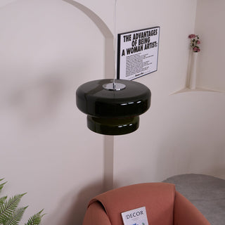 Zerithce Suspension Moderne Minimaliste en Verre