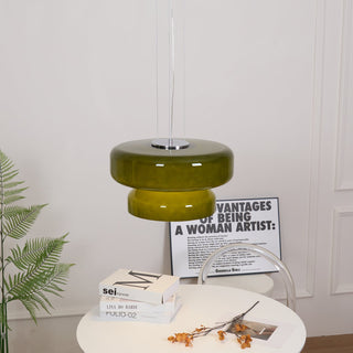 Zerithce Suspension Moderne Minimaliste en Verre