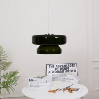 Zerithce Suspension Moderne Minimaliste en Verre