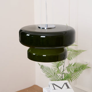 Zerithce Suspension Moderne Minimaliste en Verre