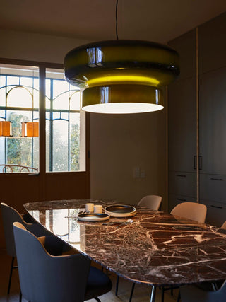 Zerithce Suspension Moderne Minimaliste en Verre