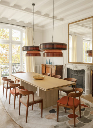 Zerithce Suspension Moderne Minimaliste en Verre