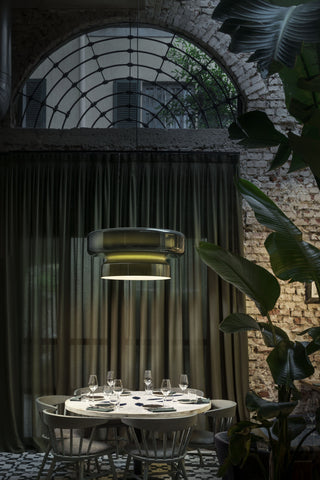 Zerithce Suspension Moderne Minimaliste en Verre