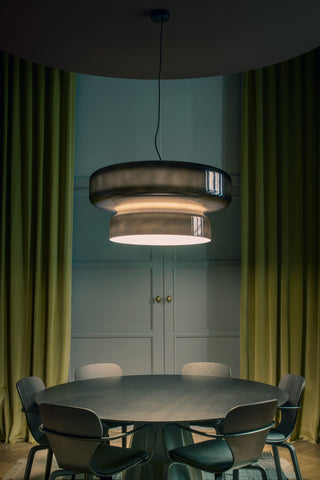 Zerithce Suspension Moderne Minimaliste en Verre