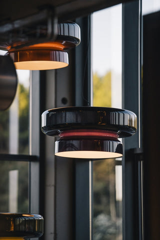 Zerithce Suspension Moderne Minimaliste en Verre