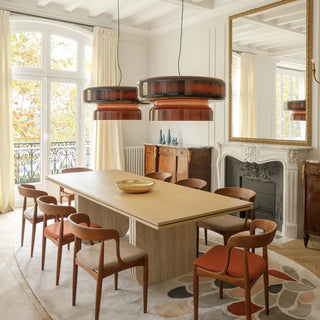 Zerithce Suspension Moderne Minimaliste en Verre