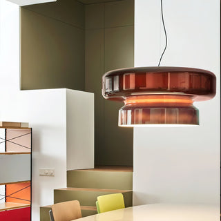 Zerithce Suspension Moderne Minimaliste en Verre