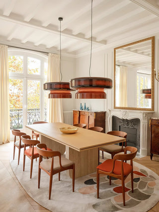 Zerithce Suspension Moderne Minimaliste en Verre