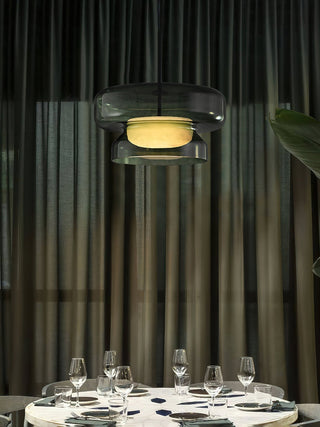 Zerithce Suspension Moderne Minimaliste en Verre