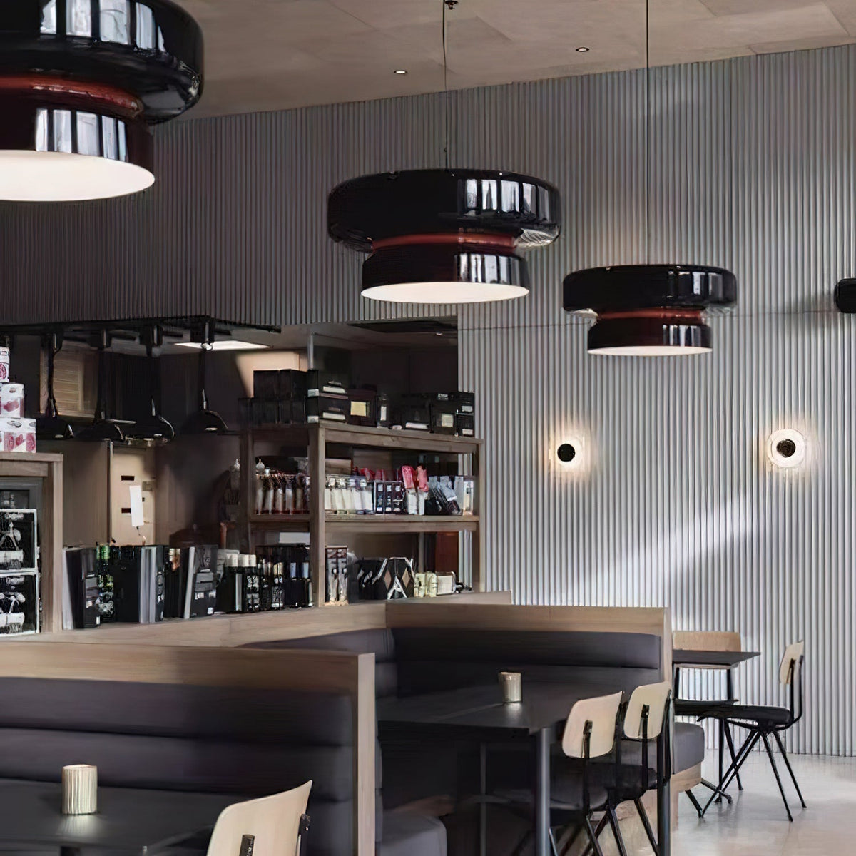 Zerithce Suspension Moderne Minimaliste en Verre
