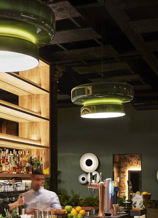 Zerithce Suspension Moderne Minimaliste en Verre