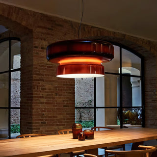 Zerithce Suspension Moderne Minimaliste en Verre