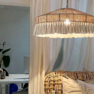 Vorenth Chanvre Corde Suspension Lumière