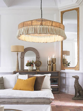 Vorenth Chanvre Corde Suspension Lumière