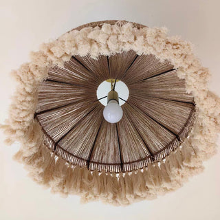 Vorenth Chanvre Corde Suspension Lumière