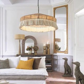 Vorenth Chanvre Corde Suspension Lumière