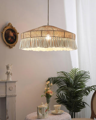 Vorenth Chanvre Corde Suspension Lumière