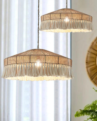 Vorenth Chanvre Corde Suspension Lumière