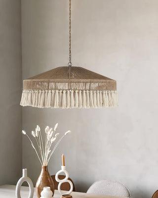 Vorenth Chanvre Corde Suspension Lumière