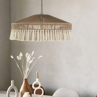 Vorenth Chanvre Corde Suspension Lumière