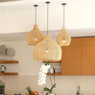 Ritta Vintage Artisanal Rotin Suspension Salon