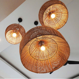 Ritta Vintage Artisanal Rotin Suspension Salon