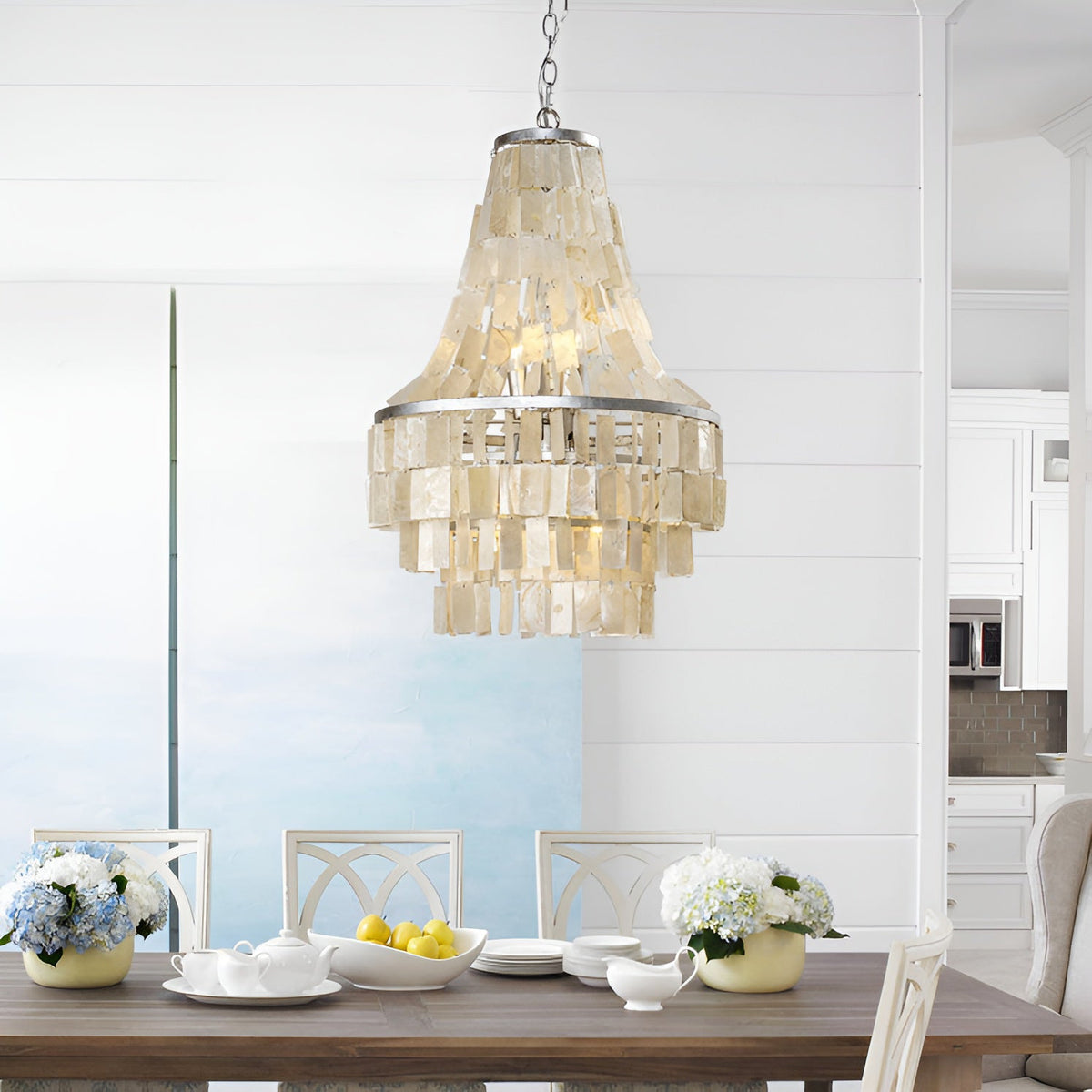 Nerina Lustre Boho Shell Tiered