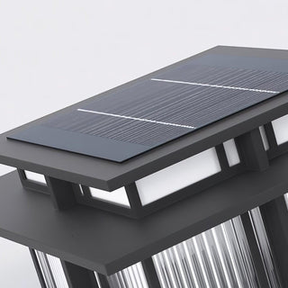 Milo Luminaire Extérieur sur Pilier Solaire / Câblé