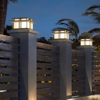 Milo Luminaire Extérieur sur Pilier Solaire / Câblé