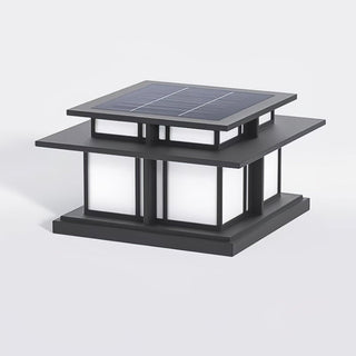 Milo Luminaire Extérieur sur Pilier Solaire / Câblé