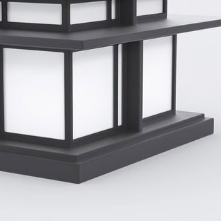 Milo Luminaire Extérieur sur Pilier Solaire / Câblé