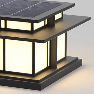 Milo Luminaire Extérieur sur Pilier Solaire / Câblé