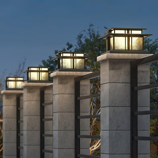 Milo Luminaire Extérieur sur Pilier Solaire / Câblé