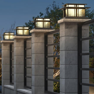 Milo Luminaire Extérieur sur Pilier Solaire / Câblé