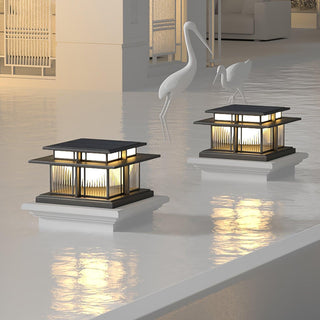 Milo Luminaire Extérieur sur Pilier Solaire / Câblé