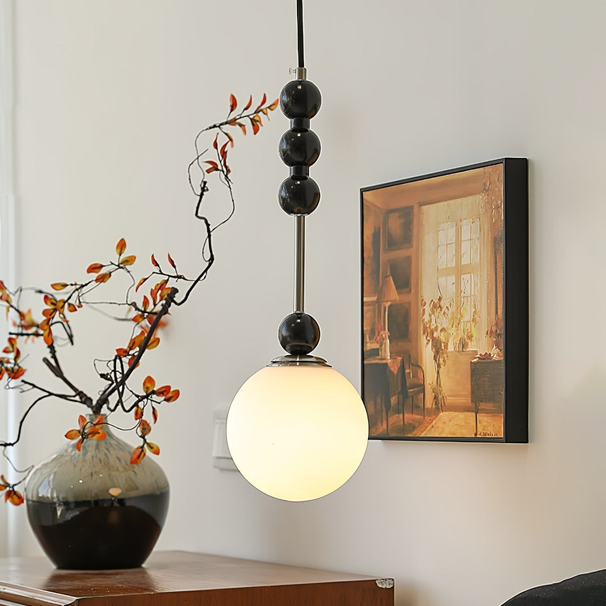 Coriora Suspension Minimaliste en Bois