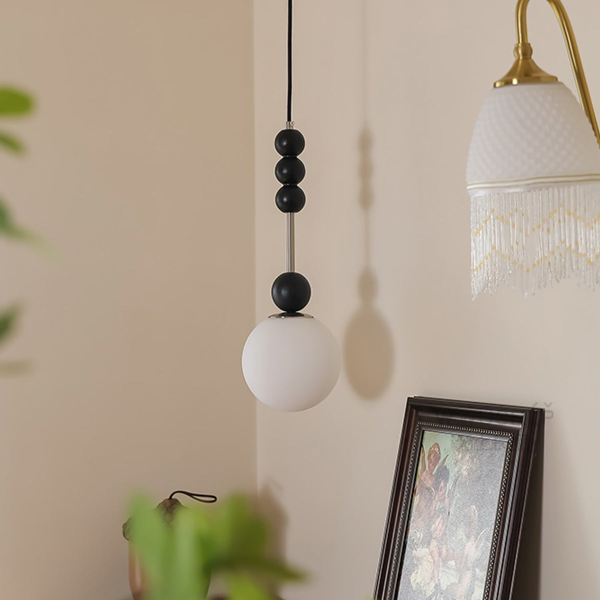 Coriora Suspension Minimaliste en Bois