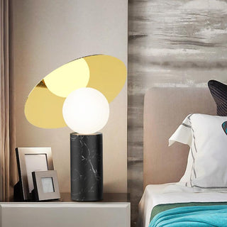 Dila Lampe de Table Minimaliste en Marbre de Table