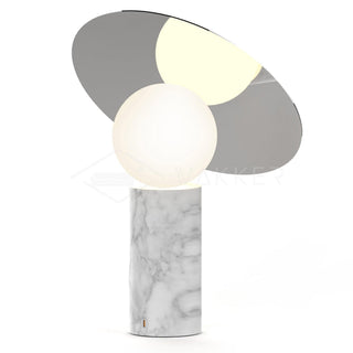 Dila Lampe de Table Minimaliste en Marbre de Table