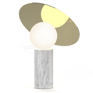 Dila Lampe de Table Minimaliste en Marbre de Table