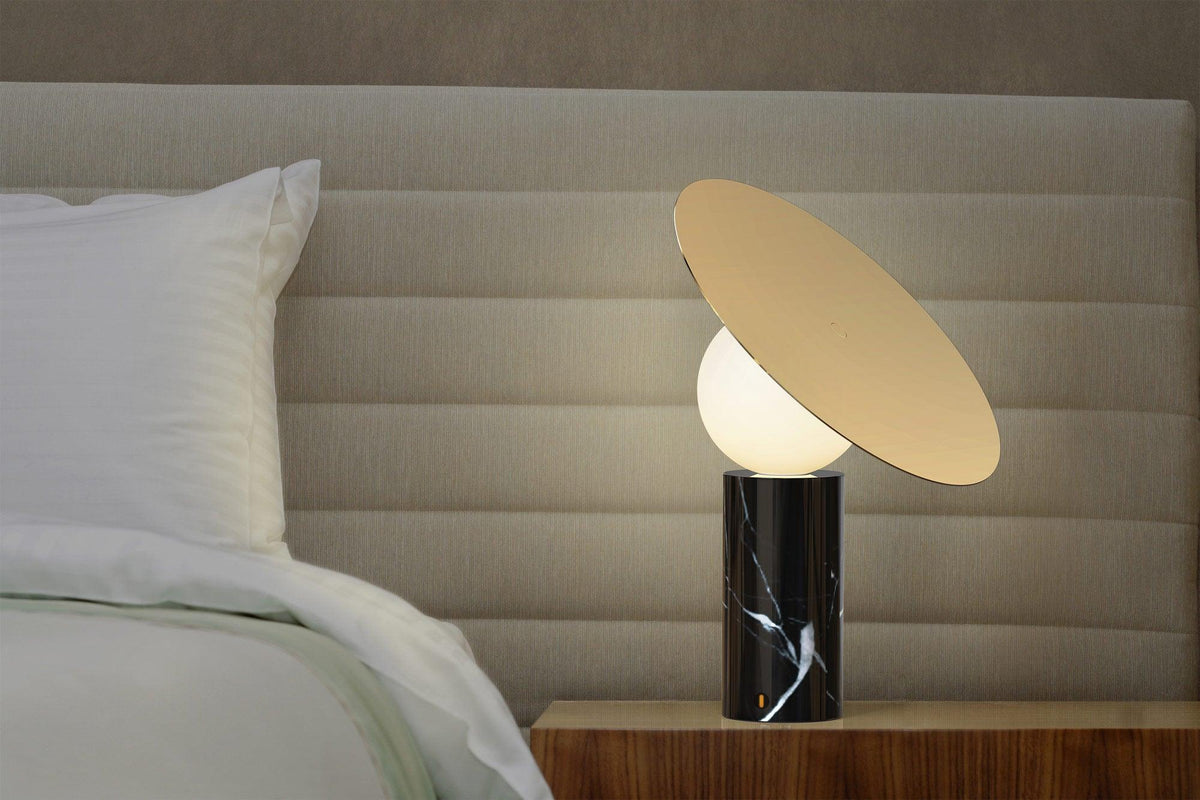 Dila Lampe de Table Minimaliste en Marbre de Table