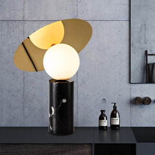 Dila Lampe de Table Minimaliste en Marbre de Table