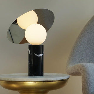 Dila Lampe de Table Minimaliste en Marbre de Table